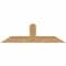 Ekena Millwork Portland Smooth Timber Gable Bracket, Western Red Cedar, 36"W x 10"H x 3 1/2"D x 3 1/2"F, 7/12 Pitch GBW036X10X0404POR00SWR - alternate 1